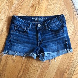 American eagle jean cut off shorts